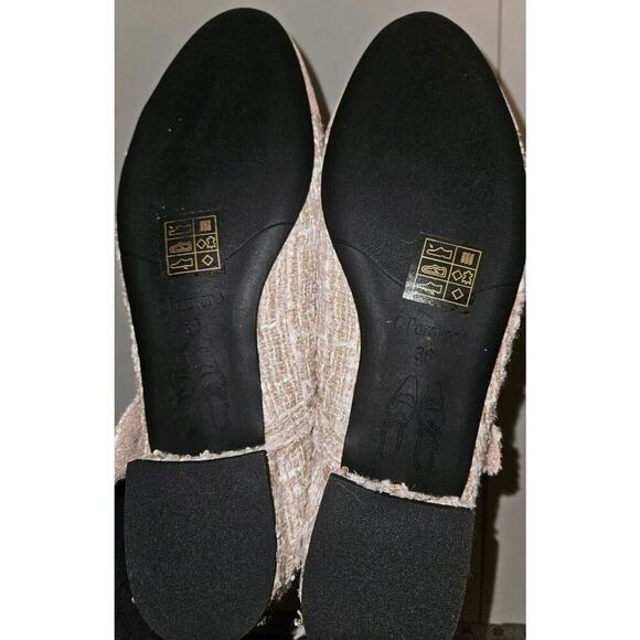 New! C.Paravano Women's Flats Shoes Round Toe Ballet Tweed Blush Size 7.5 $118 - Picture 12 of 14